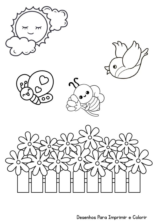 Jardins para colorir para imprimir e colorir - imagem 8